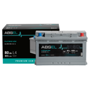 ABSEL PLATINUM AGM BATTERY 12V 80AH 800A (315*175*190) 0  (R+)