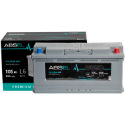 ABSEL PLATINUM AGM BATTERY 12V 105AH 950A (394*175*190) 0  (R+)