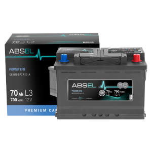 ABSEL POWER EFB BATTERY 12V 70AH 700A (278*175*190) 0  (R+)