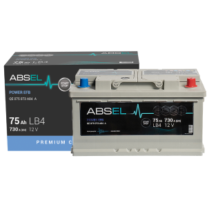 ABSEL POWER EFB BATTERY 12V 75AH 730A  (315*175*175) 0  (R+)