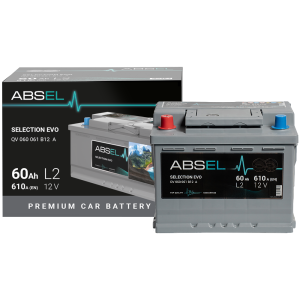 ABSEL SELECTION EVO BATTERY 12V 60AH 610A (242*175*190) 1  (L+)