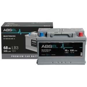 ABSEL SELECTION EVO BATTERY 12V 68AH 630A (278*175*175) 0  (R+)