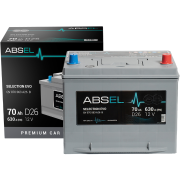 ABSEL SELECTION EVO BATTERY 12V 70AH 630A (260*172*221) 0  (R+)