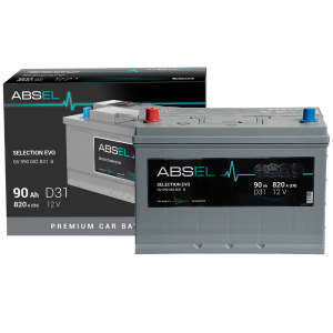 ABSEL SELECTION EVO BATTERY 12V 90AH 820A (305*171*226) 1  (L+)