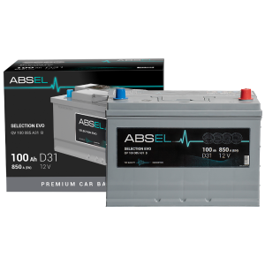 ABSEL SELECTION EVO BATTERY 12V 100AH 850A (305*171*226) 0  (R+)