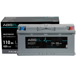 ABSEL SELECTION EVO BATTERY 12V 110AH 920A (394*175*190) 0  (R+)