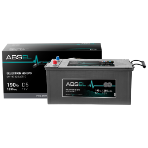 ABSEL SELECTION HD EVO BATTERY 12V 190AH 1250A (510*222*220) 3  (L+)