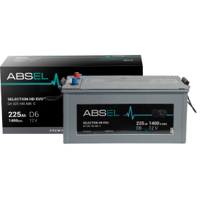 ABSEL SELECTION HD EVO BATTERY 12V 225AH 1400A (516*275*241) 3  (L+)