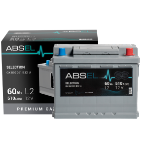 ABSEL SELECTION BATTERY 12V 60AH 510A (242*175*190) 1  (L+)