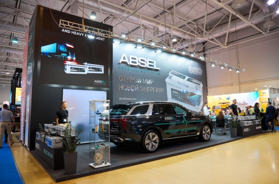 ABSEL presented at Automechanika Istanbul 2023 a new product category - batteries.